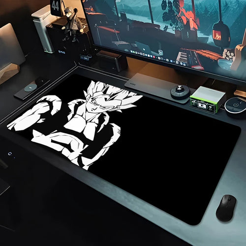 DBZ Black Anime Mouse Pad Dragon Ball Large PC Computer Desk Mat
