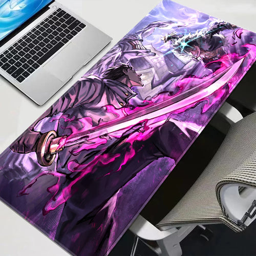 HD Anime Purple Mouse Pads Yuta Okkotsu Gaming Keyboard Rug Laptop