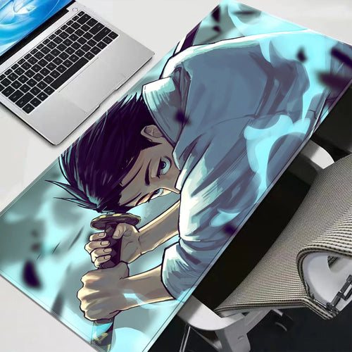 HD Anime Purple Mouse Pads Yuta Okkotsu Gaming Keyboard Rug Laptop