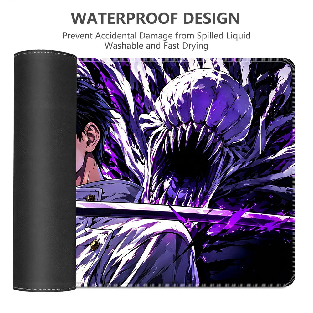 HD Anime Purple Mouse Pads Yuta Okkotsu Gaming Keyboard Rug Laptop