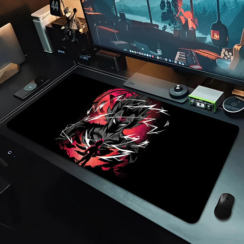 DBZ Black Anime Mouse Pad Dragon Ball Large PC Computer Desk Mat
