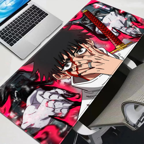HD Anime Purple Mouse Pads Yuta Okkotsu Gaming Keyboard Rug Laptop