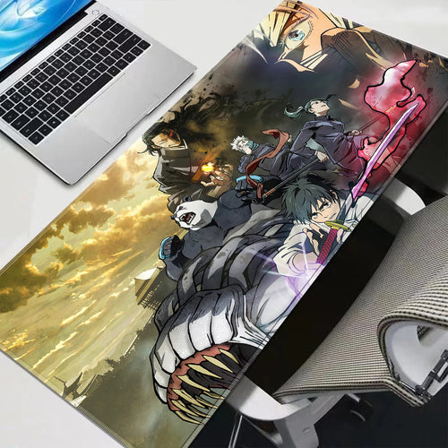 HD Anime Purple Mouse Pads Yuta Okkotsu Gaming Keyboard Rug Laptop