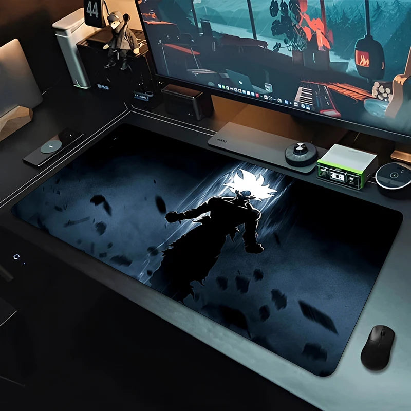 DBZ Black Anime Mouse Pad Dragon Ball Large PC Computer Desk Mat