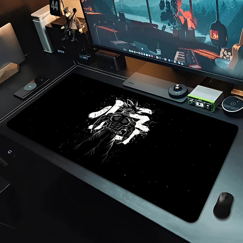 DBZ Black Anime Mouse Pad Dragon Ball Large PC Computer Desk Mat